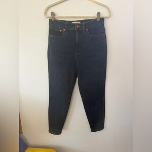 Madewell Dark Blue Skinny Jeans “the perfect vintage Jean” size 28